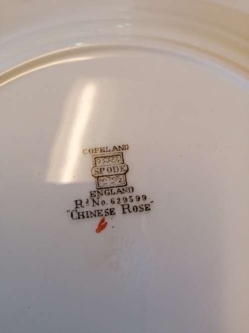 Copeland spode chinese rose plate