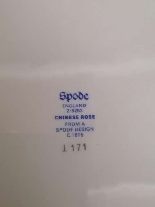 Copeland Spode Chinese rose dinner plates