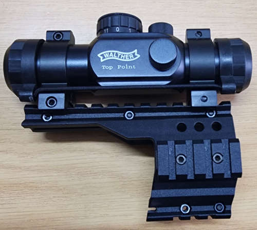 Umarex Walther Night Hawk 4.5mm 412.02.30 - RDS 1 point sight and bridge mount