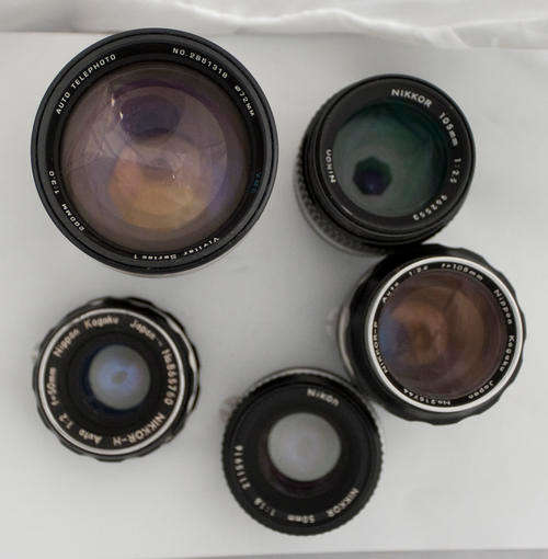 5x Nikon Lenses (with fungus)