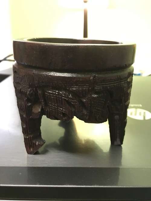 Ostrich egg wooden stand