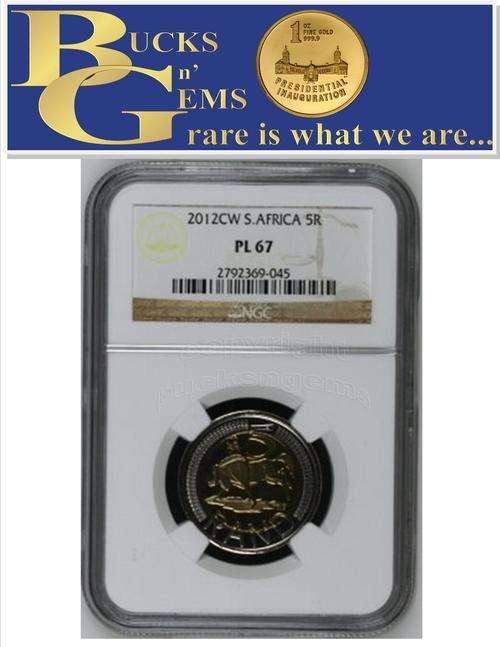 2ndFINEST KNOWN ** 2012 OOM PAUL PL67 ** 2012 OOM PAUL MINT MARK R5 ** PL67 **-NGC GRADED HIGH VALUE