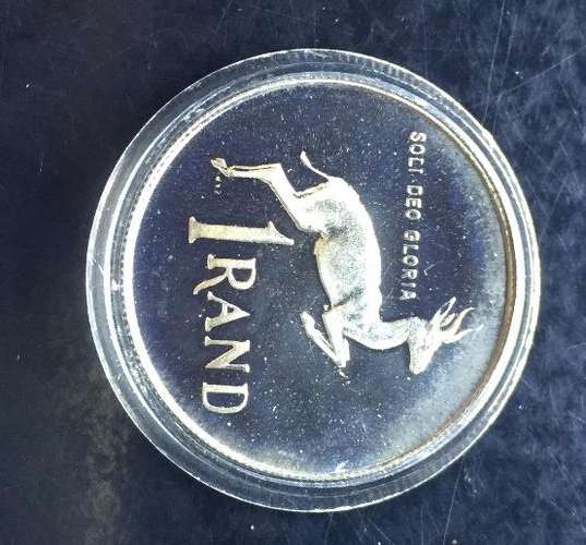 PROOF - SILVER 1 RAND ENGLISH & BI LINGUAL  -1968 & 1976 ONLY - PURE 999 SILVER - VALUE R175 EACH