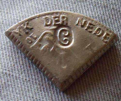 TOKENS - VAN RIEBEECK REPLICAS - 1/4 CIRCLE SHAPE