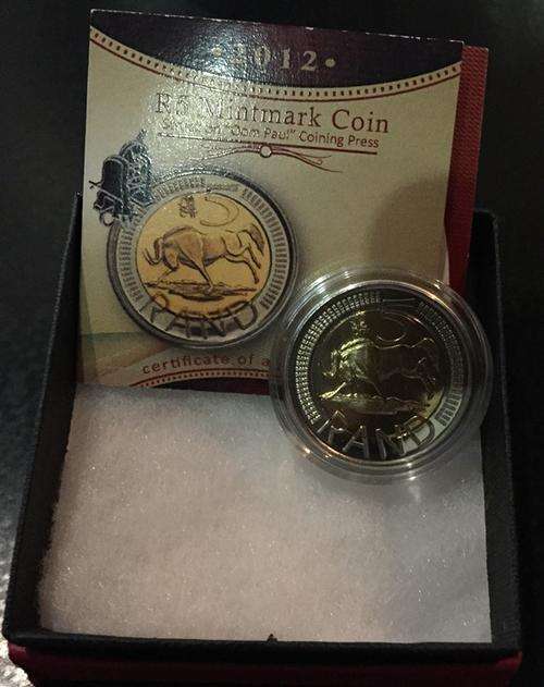 2012 OOM PAUL MINT MARK R5 ORIGINAL - BOX + COA - 2 AVAILABLE - bid / price per coin
