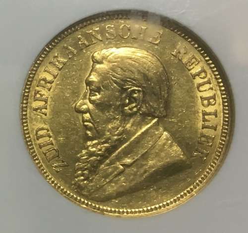 UNC *1894 POND** 1894 ZAR GOLD POND ** AU58 ** - NGC HIGH GRADE - HERNS VALUE R105,000 in unc