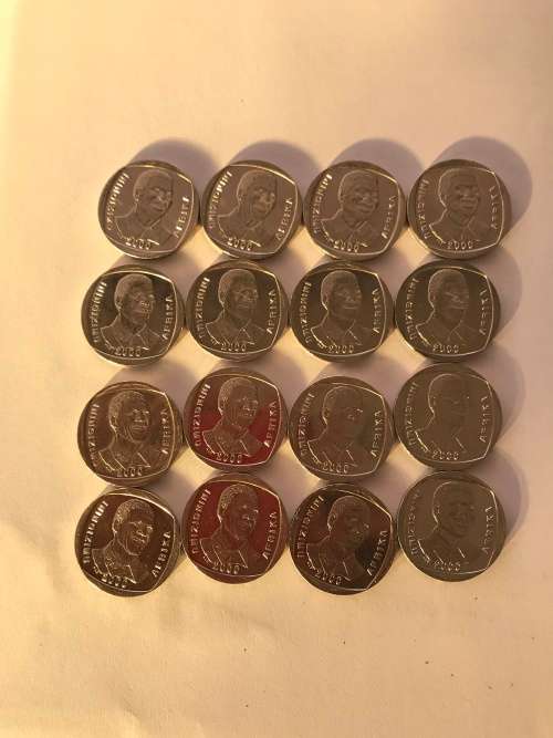 2000 MANDELA SMILEY R5 COIN "BRILLIANT UN-CIRCULATED" R5 COIN from sealed BAG as from mint