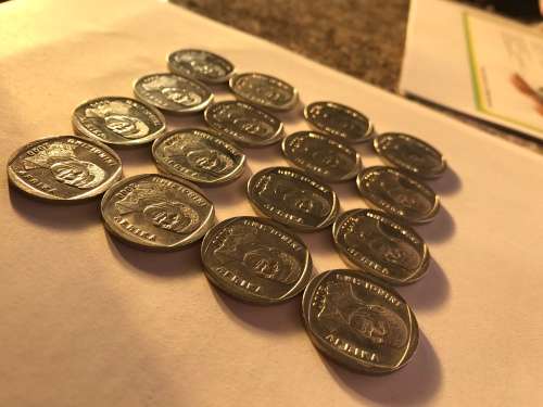 2000 MANDELA SMILEY R5 COIN **UNCIRCULATED** R5 COIN from sealed BAG as from mint