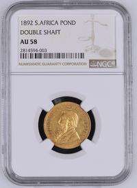 4 Mary Stevens-1892 ZAR GOLD POND * AU58 * VALUE HERN R20,000 IN XF & R80,000 IN UNC - ALMOST UNC