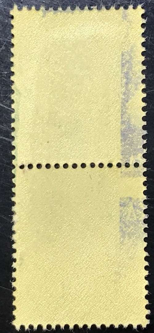 South African STAMP BLK 1930-1945 ROTO PRINT DEFINITIVE ISSUE -1/2d - 1 HYPHENATED VETICAL PAIR -NEW