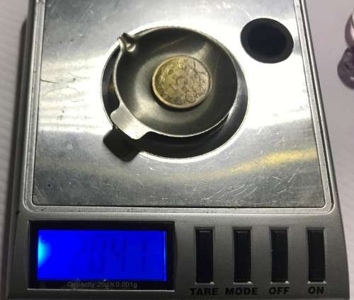 1898 ZAR 3 PENCE REPLICA - SAMMY MARKS TICKEY REPLICA - IN ZINC