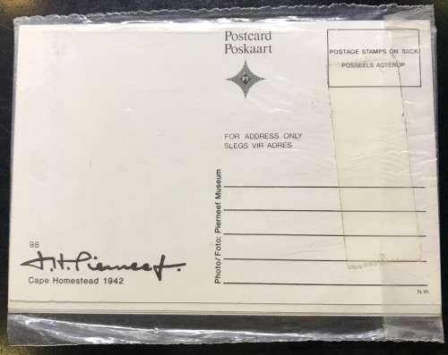 1989 PRETORIA - POSTCARD SET OF 4 -SEALED UNTIL OPENED TO TAKE PICTURES - LIKE NEW - BID PER CARD x4