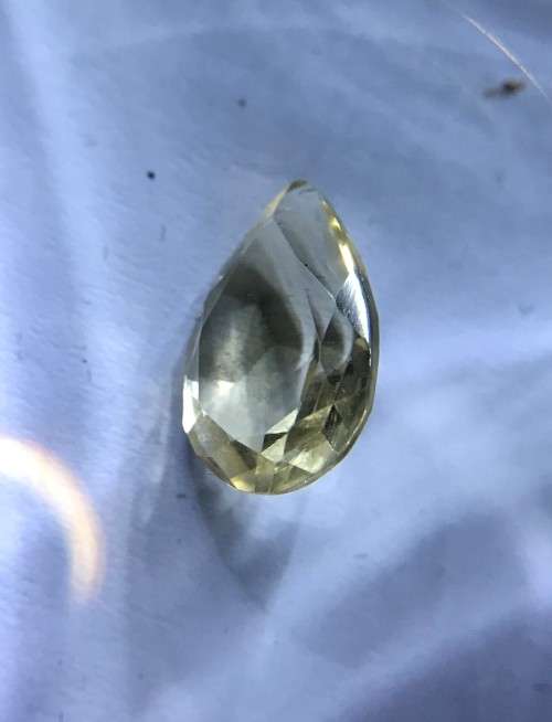 RARE 1.730cts GOLDEN BERYL - PEAR CUT - PERFECT CUT & SHINE - VERY HIGH DETAIL - HIGH VALUE STONE