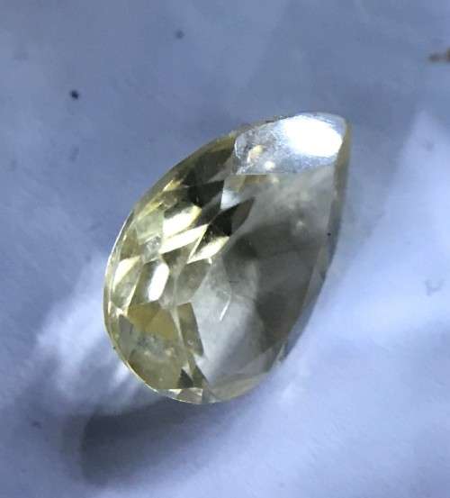 RARE 1.730cts GOLDEN BERYL - PEAR CUT - PERFECT CUT & SHINE - VERY HIGH DETAIL - HIGH VALUE STONE