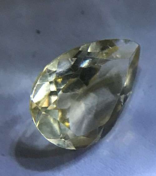 RARE 1.730cts GOLDEN BERYL - PEAR CUT - PERFECT CUT & SHINE - VERY HIGH DETAIL - HIGH VALUE STONE