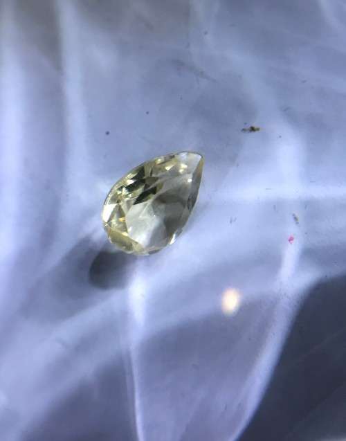 RARE 1.730cts GOLDEN BERYL - PEAR CUT - PERFECT CUT & SHINE - VERY HIGH DETAIL - HIGH VALUE STONE