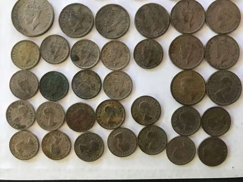 BULK 372gr SOUTHERN RHODESIA & RHOD NYASALAND COINS MIXED METALS & DATES *UNC/AU/USED* 1 BID for all