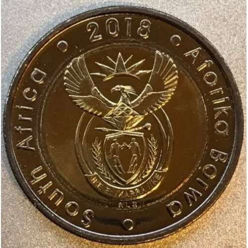 UNC coins - from sealed BAG 2018 R5 - MANDELA 100 YRS CENTENARY - high grades FROM SEALED BAG