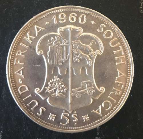 1960 UNION 5 SHILLING *Parliamentary* - 28.35 grams (high grade)