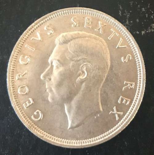 1951 UNION 5 SHILLING - 28.35 grams (high grade)
