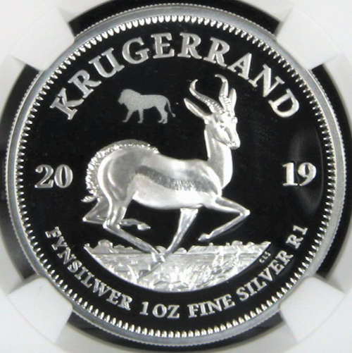 2019 SA KRUGERRAND *BIG 5 LION PRIVY KRUGERRAND & BIG 5* 1oz FINE 999 SILVER -SET PF69 UC - NGC