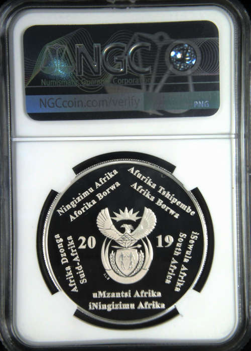 FINEST KNOWN - 2019 SA INVENTIONS **POLYMER PUTTY** 1oz FINE 999 SILVER - PF70 UC - NGC