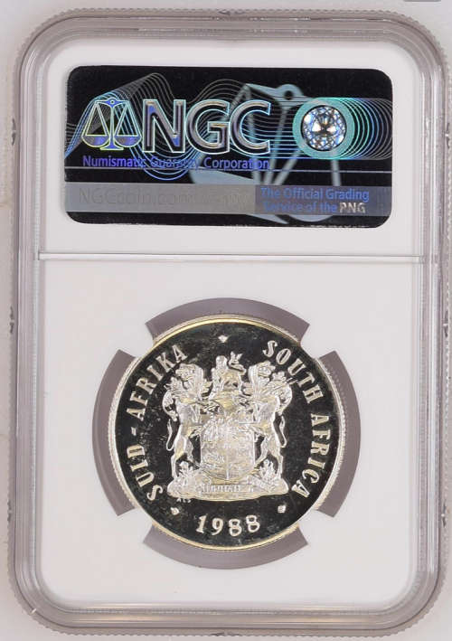 1988 SILVER R1 " PRTOEA - BARTOLOMEU DIAS " PF66 ULTRA CAMEO- NGC HIGH GRADE