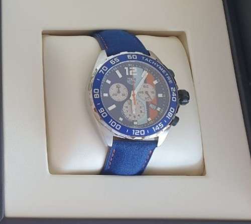 Special for RYNO - TAG HEUER FORMULA 1 CHRONOGRAPH ** GULF RACING - SPECIAL EDITION**CAZ101N