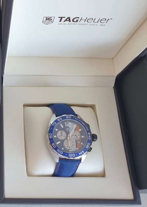 Special for RYNO - TAG HEUER FORMULA 1 CHRONOGRAPH ** GULF RACING - SPECIAL EDITION**CAZ101N