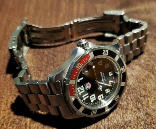 TAG HEUER * PROFESSIONAL * - LADIES - COKE BEZEL (RED/BLACK)WM1312