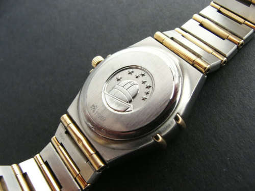 OMEGA CONSTELLATION 18KT GOLD AND S/STEEL - LADIES QUARTZ