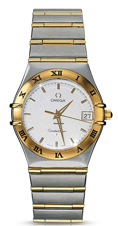 OMEGA CONSTELLATION 18KT GOLD AND S/STEEL - LADIES QUARTZ