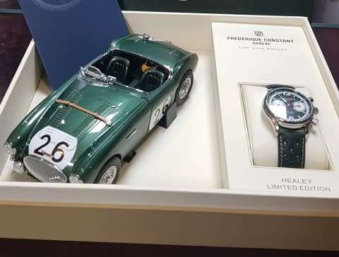 FREDERIQUE CONSTANT HEALY - LIMITED EDITION CHRONOGRAPH AUTOMATIC- FULL SET WITH CAR - BOX & COA's
