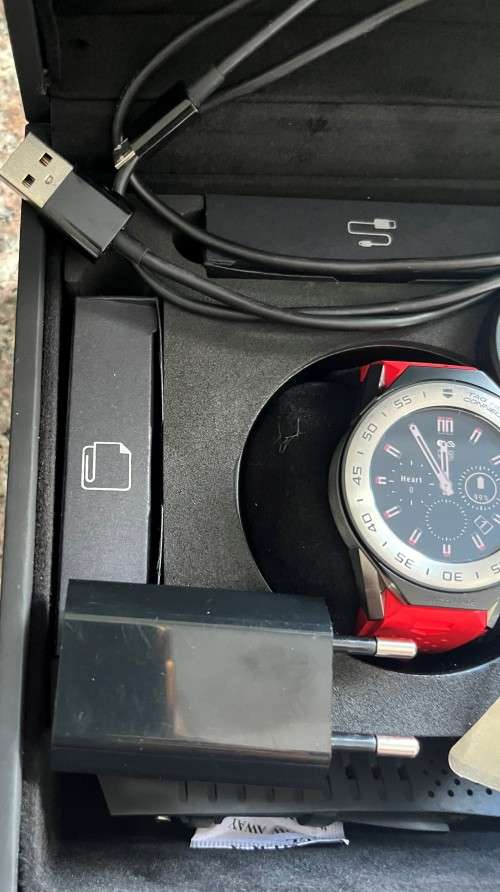 TAG HEUER CONNECTED MODULAR 41 SBF81800111 - GENTS - BOX, BOOKS,PAPERS & GURANTEE CARD