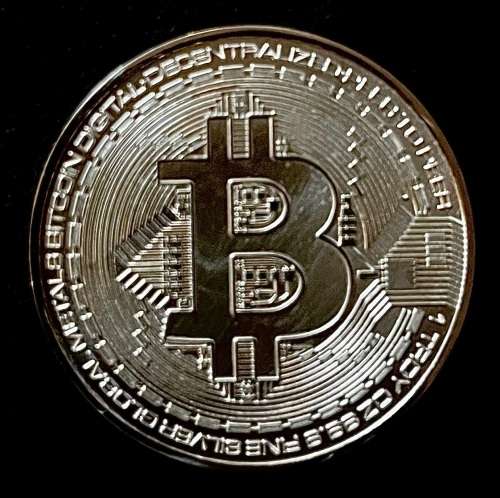 1oz SILVER ROUND - ** BITCOIN GM ** MINTED PROOF SERIES - PURE 999 SILVER