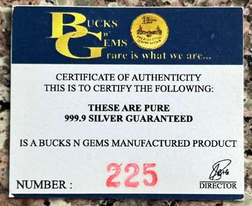 1oz SILVER ROUND - ** BITCOIN GM ** MINTED PROOF SERIES - PURE 999 SILVER