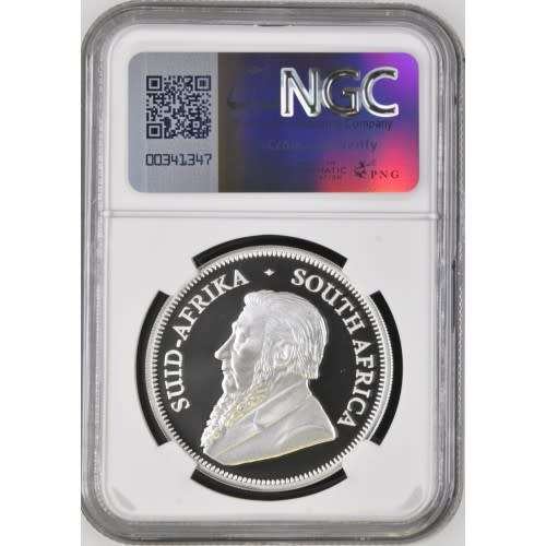 2023 KRUGERRAND PRIVY 1oz FINE SILVER - BUFFALO MINT MARK - PF70UC - NGC GRADE