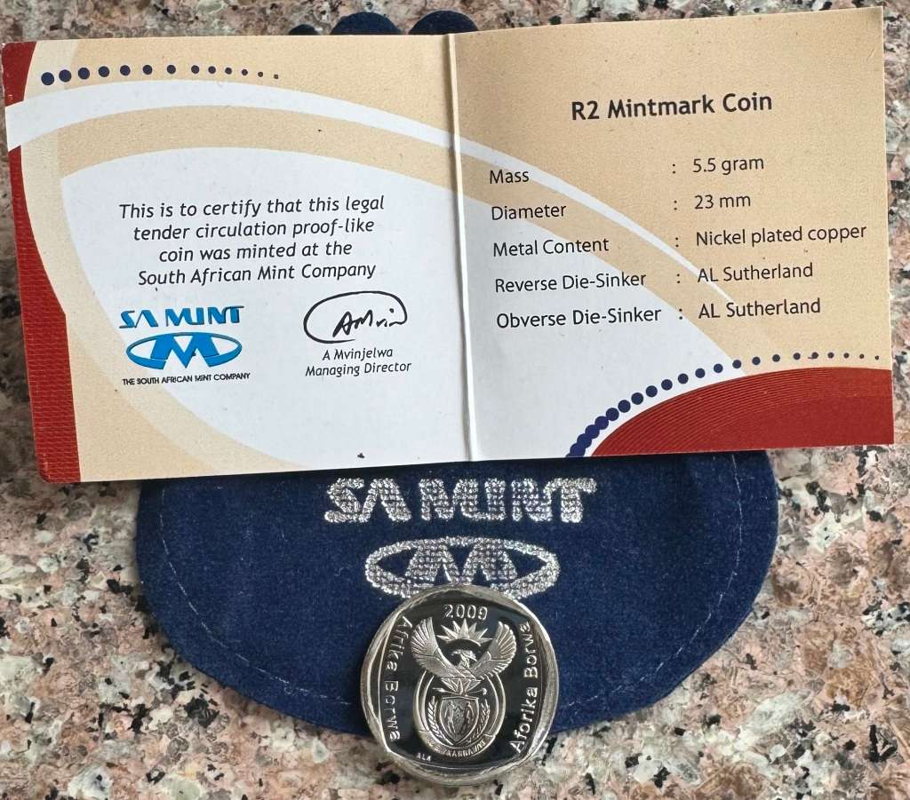 2009 RSA OOM PAUL R2 *MINT ERRORS** - IN SAMINT BAG & CERTIFICATE