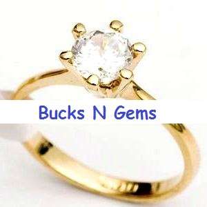 simulated diamond ring!!!! 1.50CTW BRILLIANT CUT FLAWLESS CZ in 18k rose gold