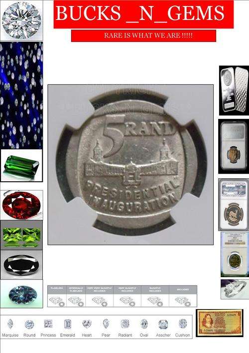 **CRAZY R1 START PRICE**1994 INAUGURATION R5 AU55 -NGC GRADED-