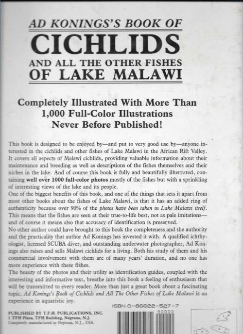 Ad Koningings's Cichlids and all the other Fishes of Lake Malawi by Ad Konings