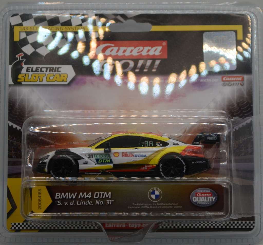 Carrera Go BMW M4 DTM `S vd Linde No. 31`