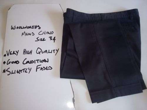 Woolworths Size 34 Chinos