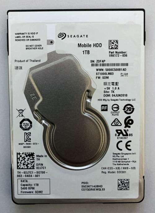 Seagate 1TB Hard Drive