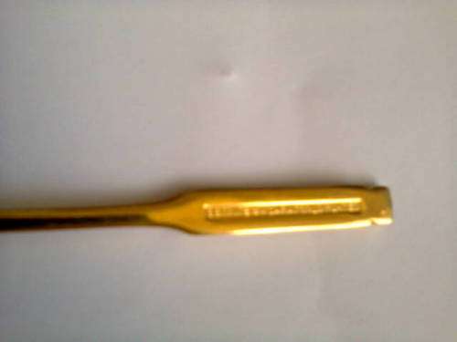 Collectors spoon - eetrite 24 carat gold plated