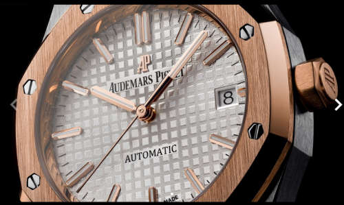 R321500** AUDEMARS PIGUET ROYAL OAK SELFWINDING + BRAND NEW 2013 PURCHASED 15450SR.OO.1256SR.01