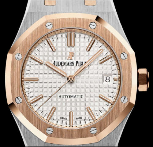 R321500** AUDEMARS PIGUET ROYAL OAK SELFWINDING + BRAND NEW 2013 PURCHASED 15450SR.OO.1256SR.01