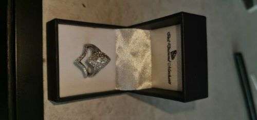 1ct marquise cut diamond ring 14kt white gold size L 1/2 includes insurance evaluation of R50 145