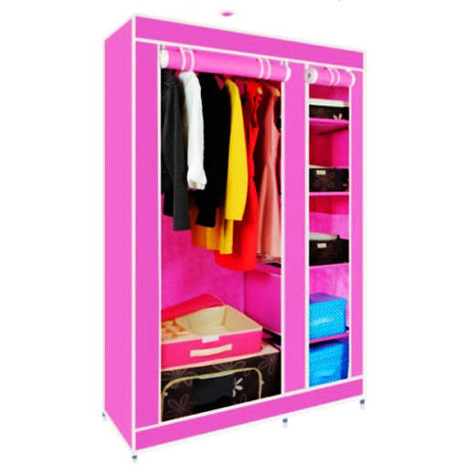 Storage Wardrobe 68110-Brown,Blue,Red,Pink,Green And yellow