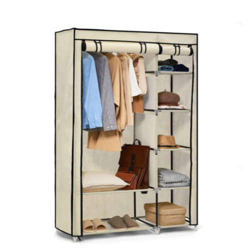 Storage Wardrobe 68110-Brown,Blue,Red,Pink,Green And yellow